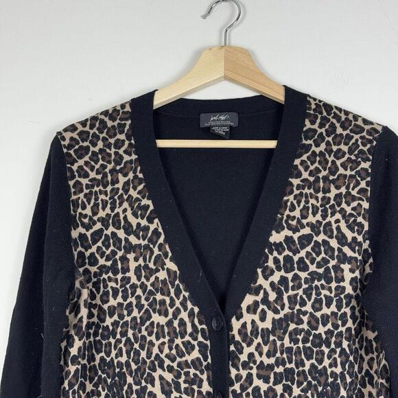 Vintage LL Bean Wool freeport Maine Made in USA Cardigan Sweater Med Cream - Picture 3 of 10